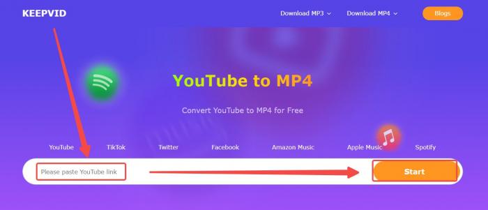 How to convert URL to MP4