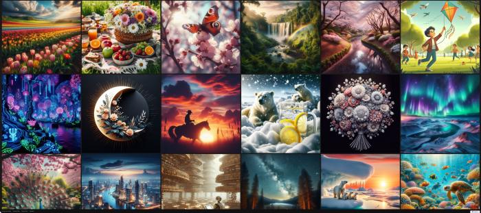 images generated by Bing image creator