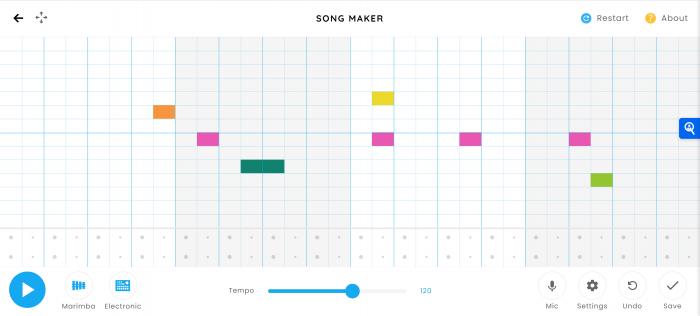 Chrome Music Lab Funktion 1