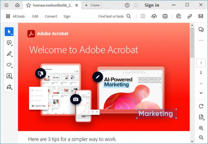 Συντομεύσεις πληκτρολογίου για το Adobe Reader-1