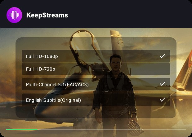 如何使用Keepstreams-1從Gomovies下載視頻