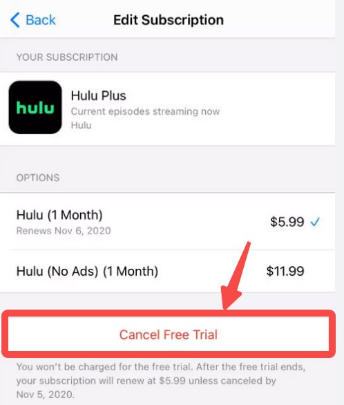 Ücretsiz Hulu'yu iptal etmek için ipuçları 1