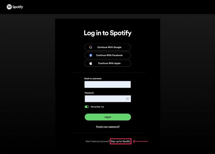 Spotify Web播放器