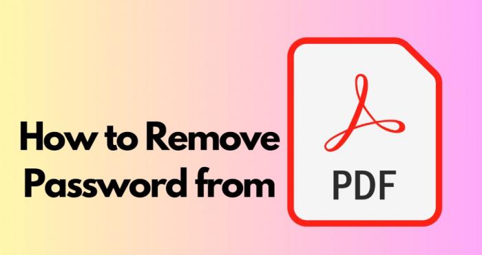 2. PDF-1'den şifreyi kaldırmak için basit adımlar